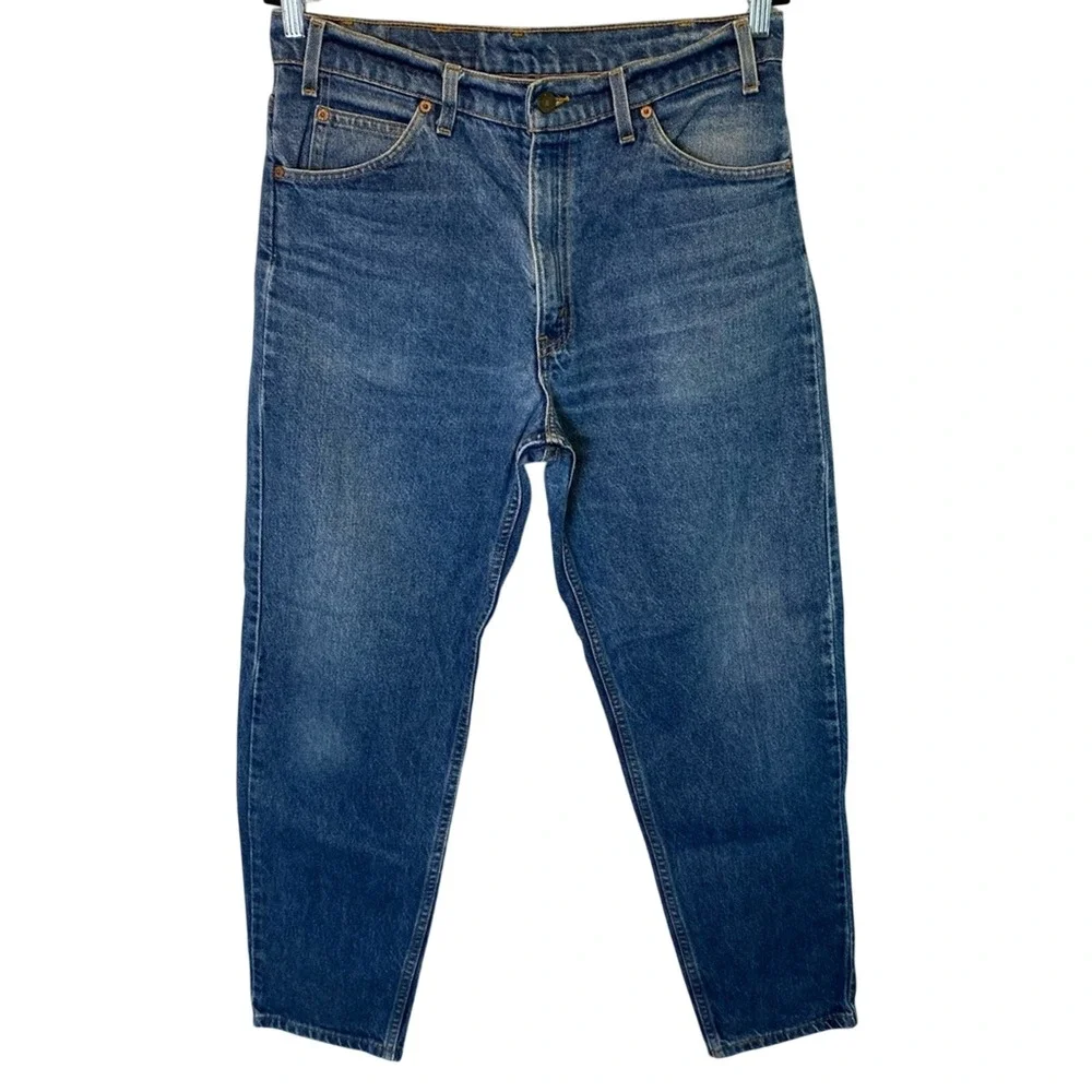Levi's‎ Orange Tab Men's 505 Relaxed Fit Tapered Leg Jeans Size 34x30 Vintage